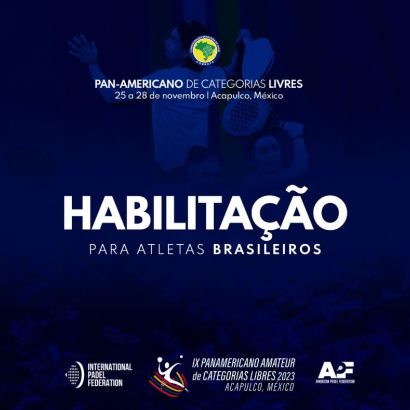 Habilitação - Pan-americano de categorias livres