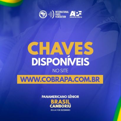 Pan Sênior - chaves e horários no ar!